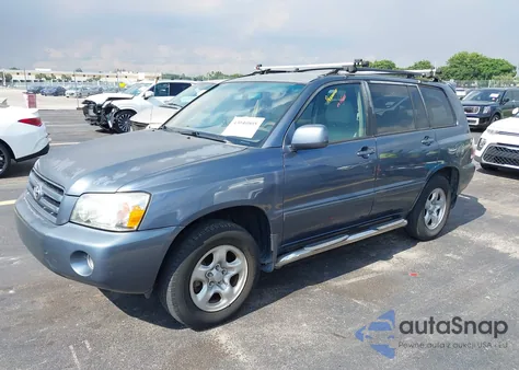 2007 Toyota Highlander из США, поврежденный, VIN JTEGD21A470159972